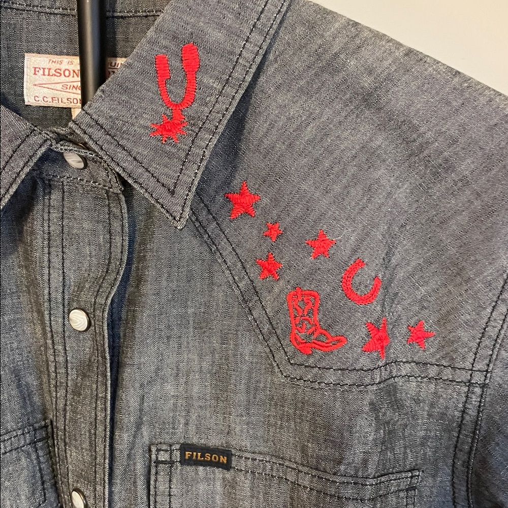 WOMEN'S EMBROIDERED WESTERN SHIRT - Picture 8 of 9